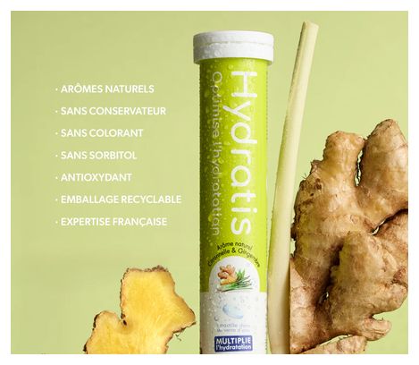Tubo da 20 compresse Hydratis alla citronella/zenzero