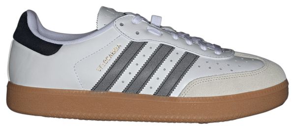 adidas Velosamba Leather Cycling Shoes, White/Black, Unisex