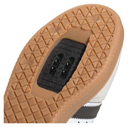 adidas Velosamba Leather Cycling Shoes, White/Black, Unisex