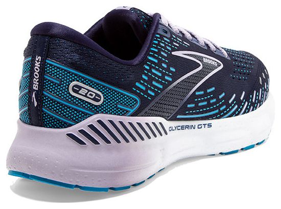 Brooks Glycerin GTS 20 Blue Purple Women's Running Shoes