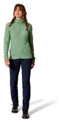 Felpa con cappuccio RAB Tecton verde da donna 