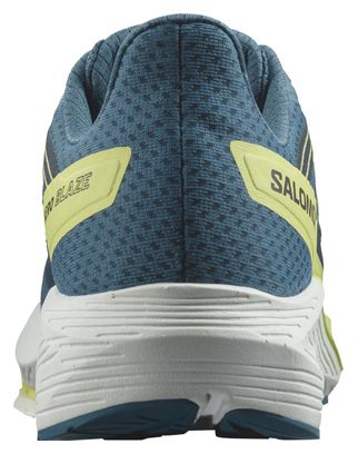 Chaussures de Running Salomon Aero Blaze Bleu Vert Homme