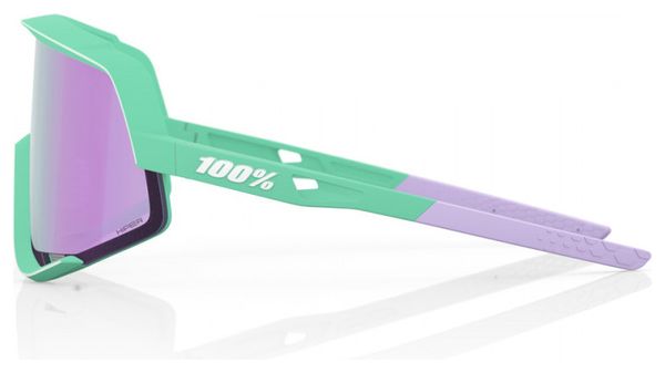 Glendale 100% Soft Tact Green - HiPer Mirror Lens Purple
