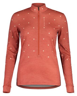 Damestop met lange mouwen Maloja KoperbeukM. roze