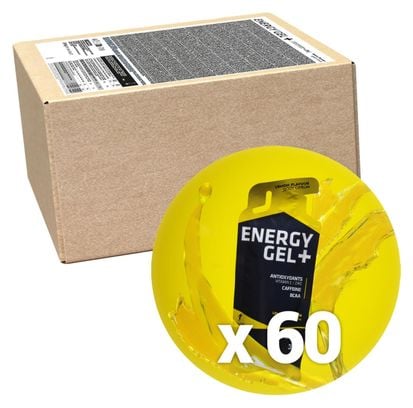 Box 60 Decathlon Nutrition Energy Gels Lemon 32g
