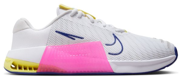 Nike Metcon 9 White Blue Pink Women's Cross Training Shoes