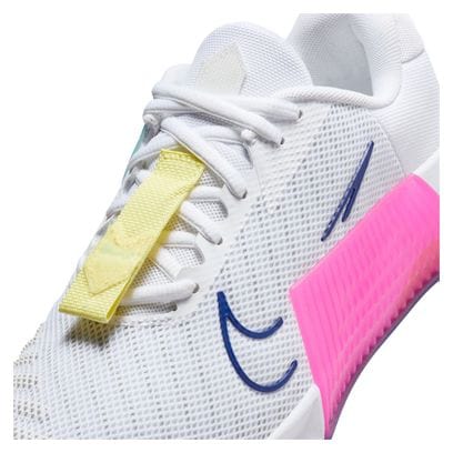 <strong>Zapatillas Nike Metcon 9 Blanco Azul Rosa Mujer Cross Training</strong>