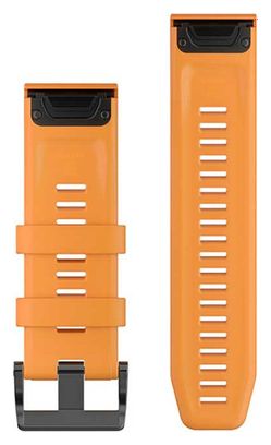 Garmin QuickFit 26 mm Silicone Wristband Solar Flare Orange