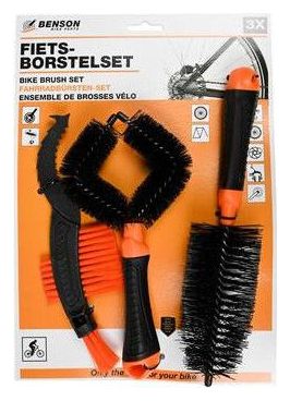 Jeu de brosses à vélo 3 pièces Entretien