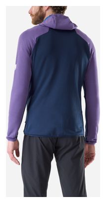 Millet Kamet Grid Hoodie aus Fleece, blau/violett, für Herren