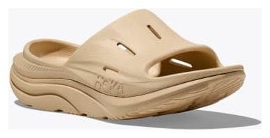 Chaussures de Récupération Hoka Ora Recovery Slide 3 Beige Unisexe