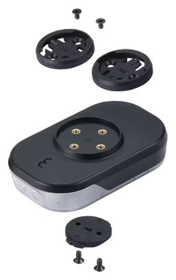 Faro anteriore BBB Slice 600i con inserti Garmin/Wahoo