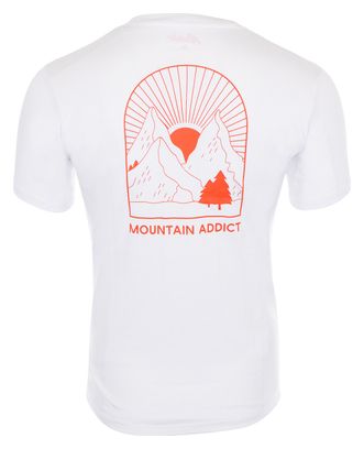 Rubb'r Mountain Addict T-shirt a maniche corte White