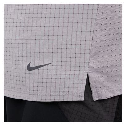 Maillot manches courtes Nike Trail Solar Chase Gris Homme