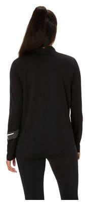 Haut 1/2 zip Asics Icon Noir Femme