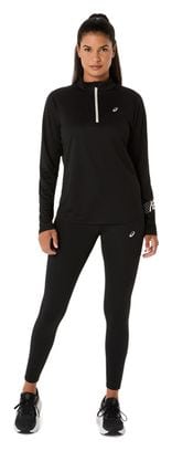 Haut 1/2 zip Asics Icon Noir Femme