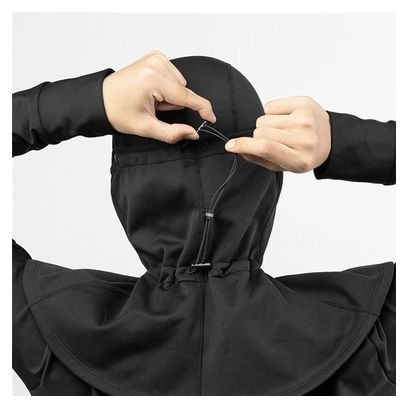 Cache-Cou et Balaclava 2-en-1 Doublée Polaire noir