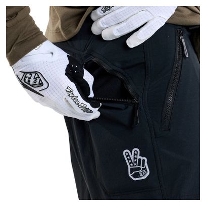 Pantalones cortos de MTB Troy Lee Designs Skyline Trail negros para hombre