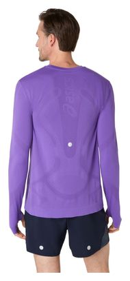Maglia a maniche lunghe Asics Road Seamless Violet Uomo