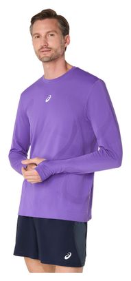 Maglia a maniche lunghe Asics Road Seamless Violet Uomo