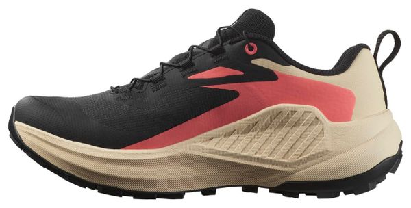 Chaussures Trail Salomon Genesis GTX Noir/Rose Femme