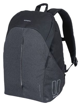 Basil B - Commuter Nordlicht - sac à dos bicycle compact pour vélo électrique - 13L - noir