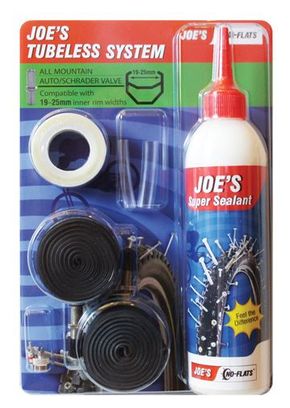 Joe‘s No Flats Tubeless-Kit All-Mountain Schrader 19-25 mm / 240 ml