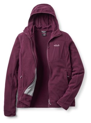 Polaire RAB Tecton Hoody Violet Femme 