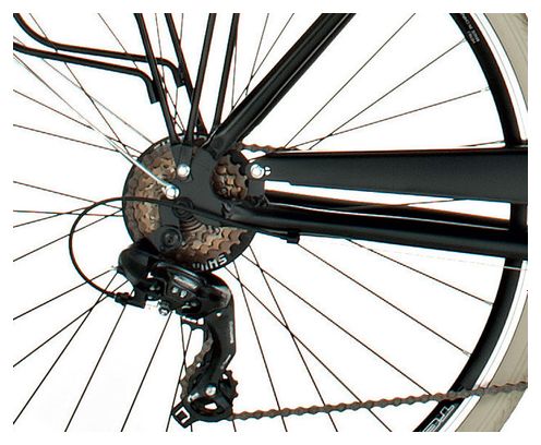 Vélo de ville Via Veneto VV605AM  cadre en aluminium  6 vitesses  roues 700x38C