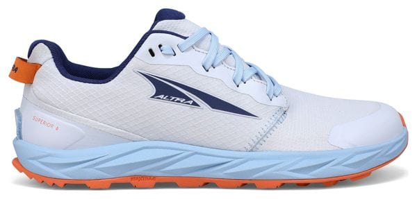 Altra Superior 6 Women's Trail Running Shoes Blue Orange