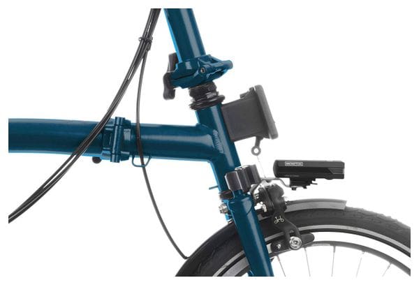 Brompton C Line Explore Mid Brompton 6V 16'' Ocean Blue Folding Bike