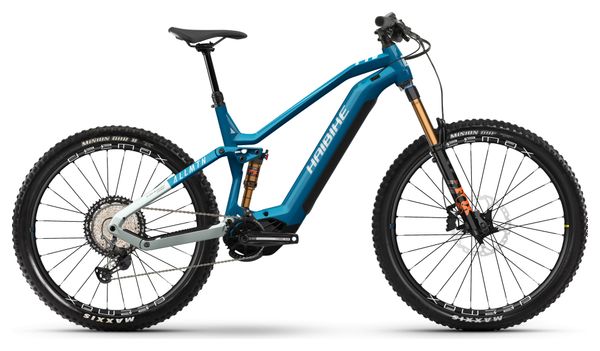 Haibike AllMtn 10 MTB elettrica full-suspension Shimano XT 12S 720Wh 29/27,5'' Blu Grigio 2024