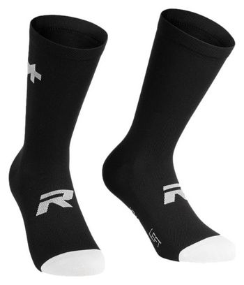 Assos R S9 Unisex Sokken Zwart (Set x2)