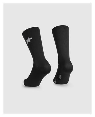 Assos R S9 Unisex Sokken Zwart (Set x2)