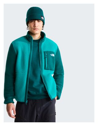 The North Face Yumiori fleece met volledige ritssluiting, groen, heren