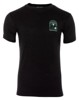 T-shirt manches courtes Rubb'r Mountain addict Noir