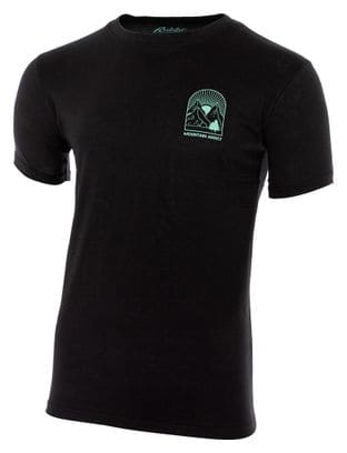 T-shirt manches courtes Rubb'r Mountain addict Noir