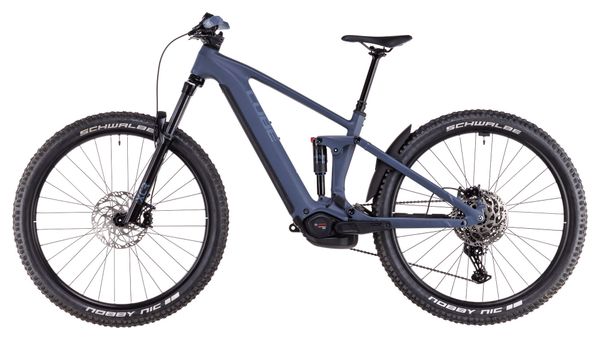 VTT Électrique Tout-Suspendu Cube Stereo Hybrid One44 Pro 800 Shimano Cues 11V 800 Wh 29'' Bleu Gris Ink 2025