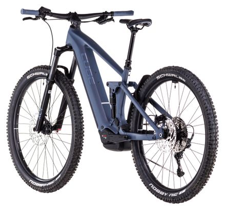VTT Électrique Tout-Suspendu Cube Stereo Hybrid One44 Pro 800 Shimano Cues 11V 800 Wh 29'' Bleu Gris Ink 2025