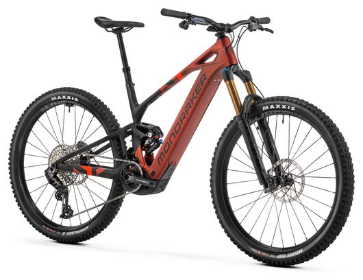 VTT Électrique Tout-Suspendu Mondraker Crafty Carbon RR Sram GX AXS T-Type 12V 800 Wh 29'' Marron Noir 2025