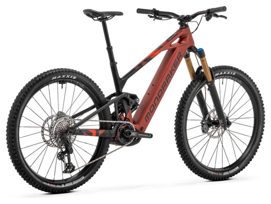 VTT Électrique Tout-Suspendu Mondraker Crafty Carbon RR Sram GX AXS T-Type 12V 800 Wh 29'' Marron Noir 2025