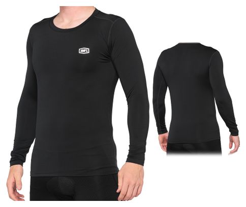 100% Basecamp Base Layer Long Sleeve Underwear Black
