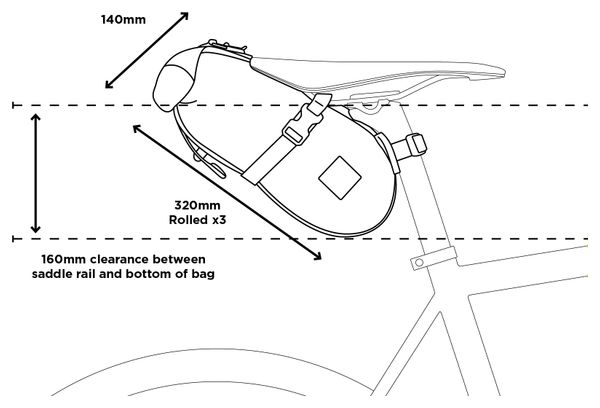 Restrap Saddle Pack 4.5L Orange