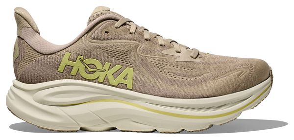Hoka Clifton 10 Hardloopschoenen Beige/Geel Heren