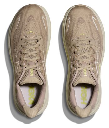Hoka Clifton 10 Hardloopschoenen Beige/Geel Heren