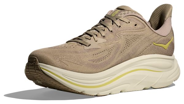 Hoka Clifton 10 Hardloopschoenen Beige/Geel Heren