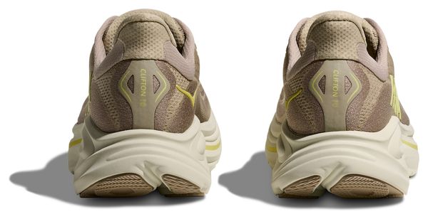 Hoka Clifton 10 Hardloopschoenen Beige/Geel Heren