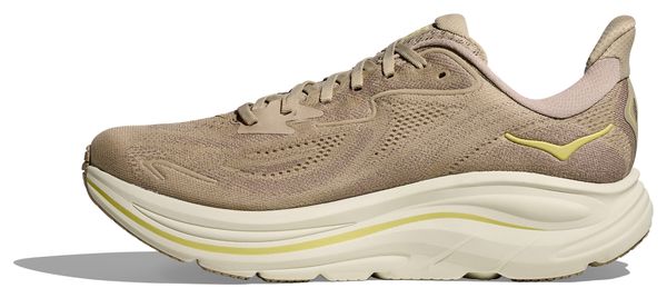 Hoka Clifton 10 Hardloopschoenen Beige/Geel Heren