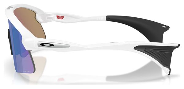 Occhiali Oakley Stunt Devil S - Bianco opaco / Prizm Sapphire / Ref : OO9518-04