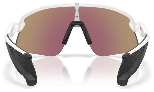 Occhiali Oakley Stunt Devil S - Bianco opaco / Prizm Sapphire / Ref : OO9518-04